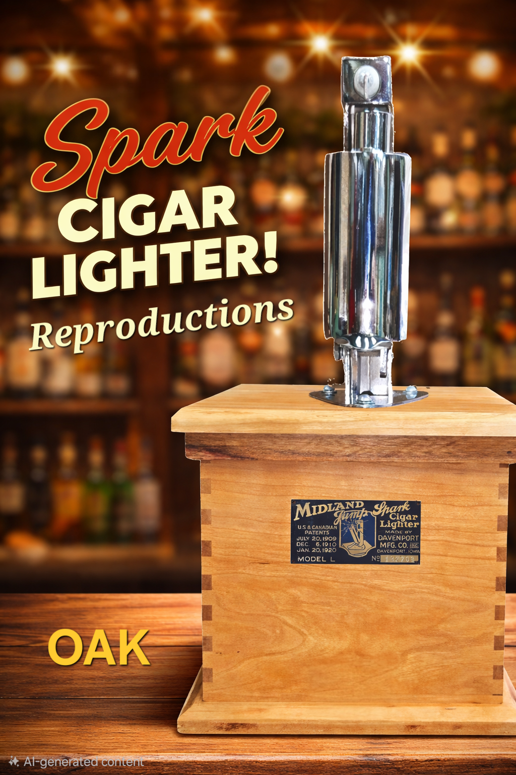 Midland Jump Spark Cigar Lighters: Reproductions
